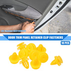 10X Door Trim Panel Retainer Clip Fasteners for Chevrolet Aveo (2004–2011)