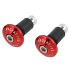CNC Handlebar Caps for Yamaha R1 R6 R6S FZ1 FZ6 FZ8 FJR (7/8", Red)