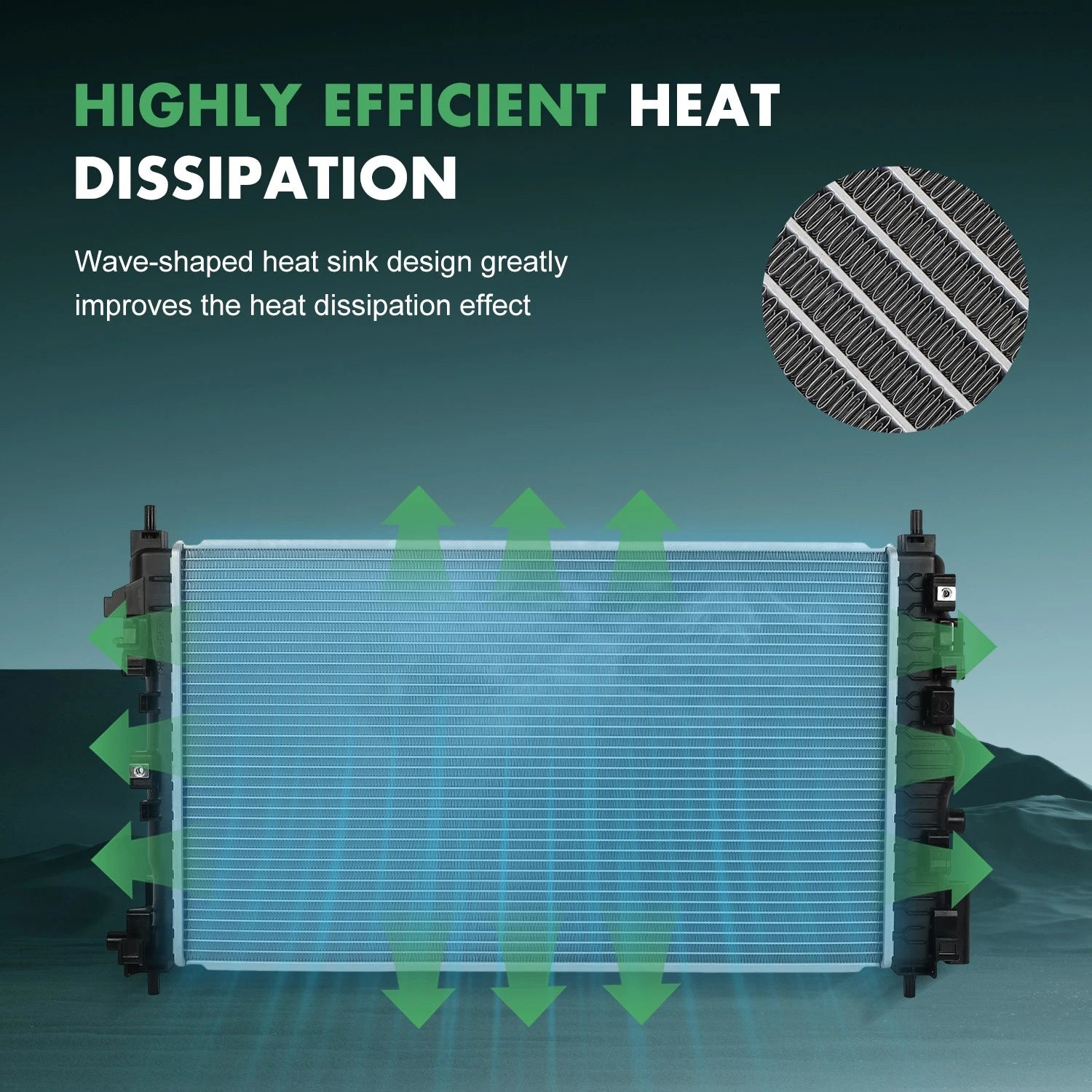 Aluminum Radiator for Cadillac XTS (2013–2019)