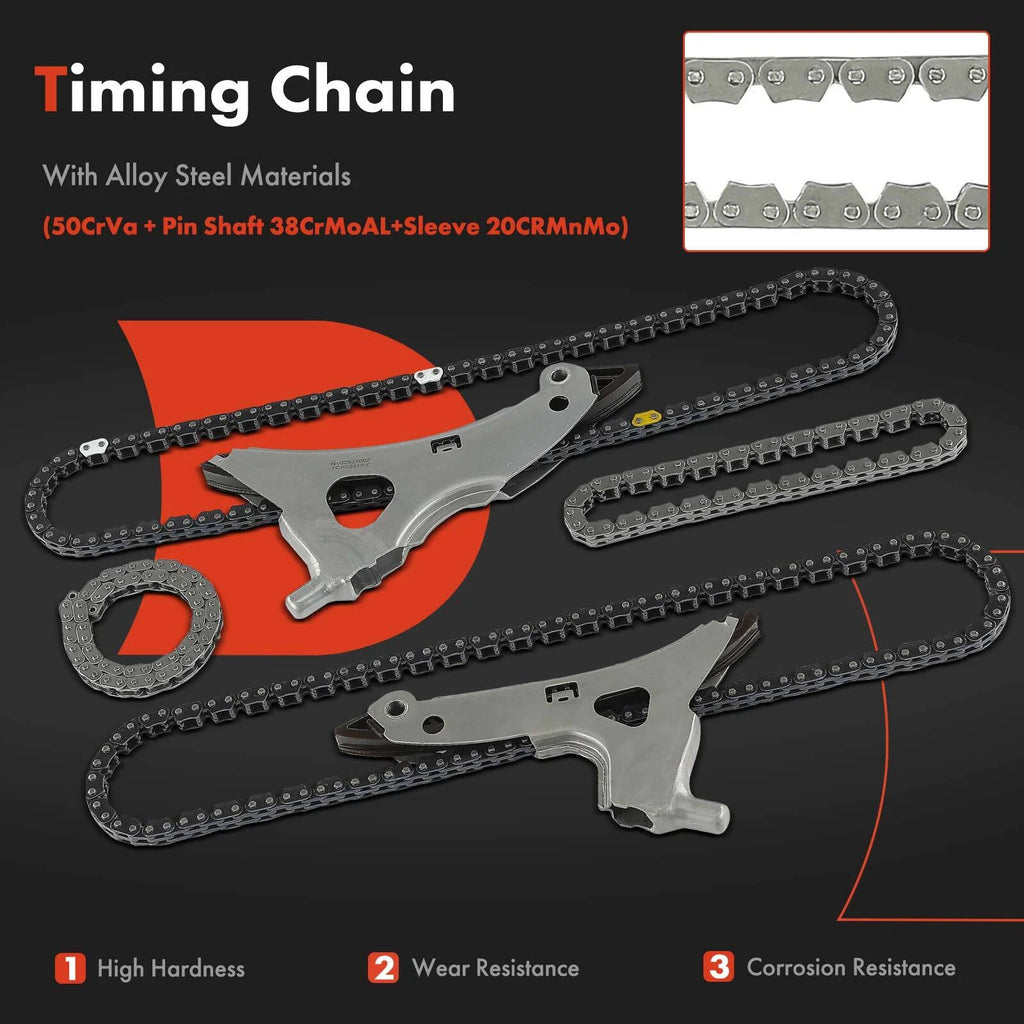 Timing Chain Kit for Mercedes-Benz C350 E350 E400 GLK350 (2012-2015)