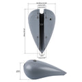5" Stretched Fuel Gas Tank for Harley Custom Choppers (Fits )