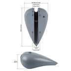 5" Stretched Fuel Gas Tank for Harley Custom Choppers (Fits )