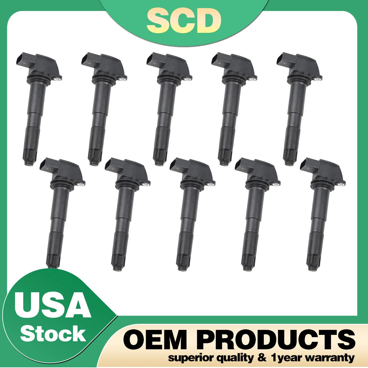 10x Ignition Coils for Porsche Cayenne (2003–2006) UF-563 94860210401
