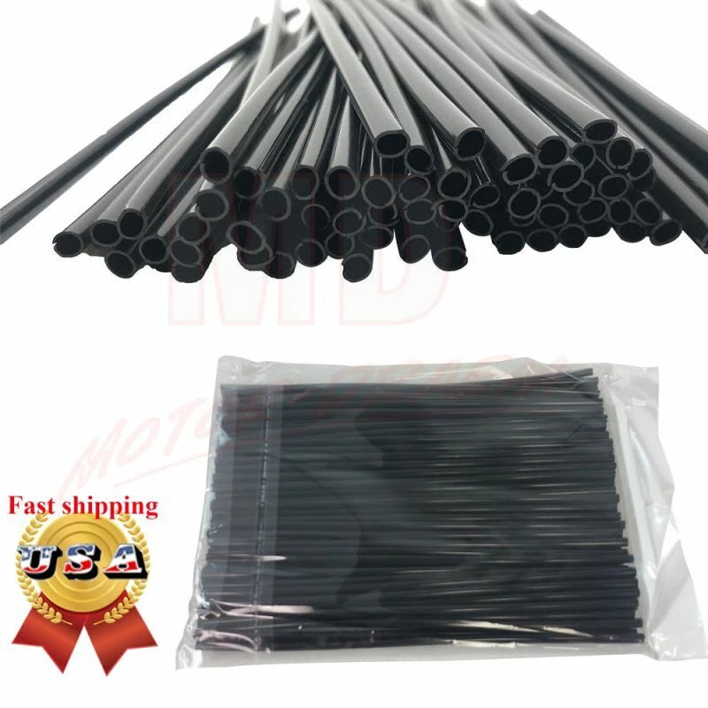 72Pcs Spoke Skins Covers for Motocross Motorcycle Wheel Rim Guard