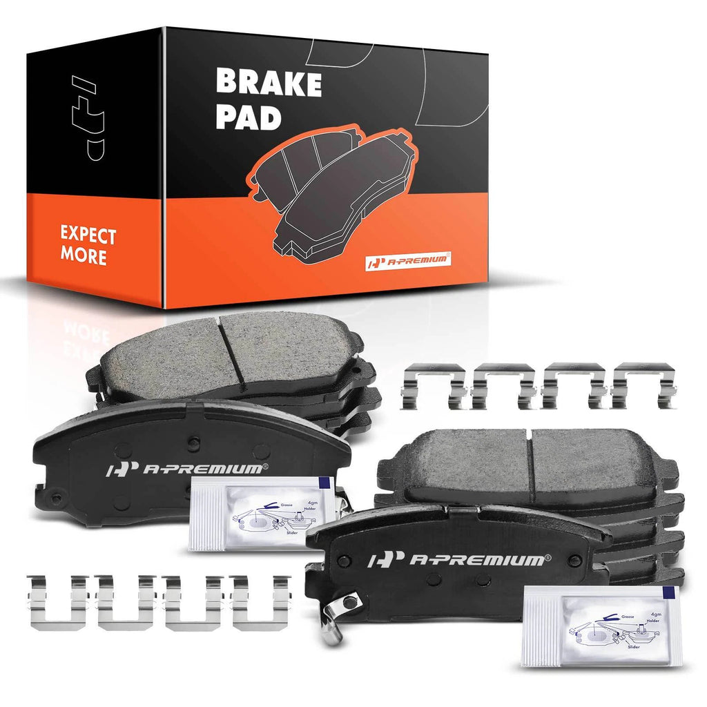 Set of 8 Ceramic Brake Pads for Chevy Captiva Sport Equinox (2013–2017)