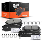 Set of 8 Ceramic Brake Pads for Chevy Captiva Sport Equinox (2013–2017)