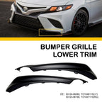 Set of 2 Front Lower Bumper Grille Moldings for Toyota Camry XSE SE (2021–2023)