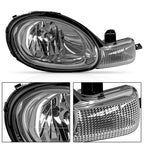 Pair Headlights for Dodge Chrysler Neon (2000–2002) Chrome Interior