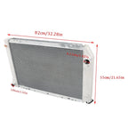 3 Row Radiator for Ford F100 F150 F250 F350 Bronco (1980–1984)