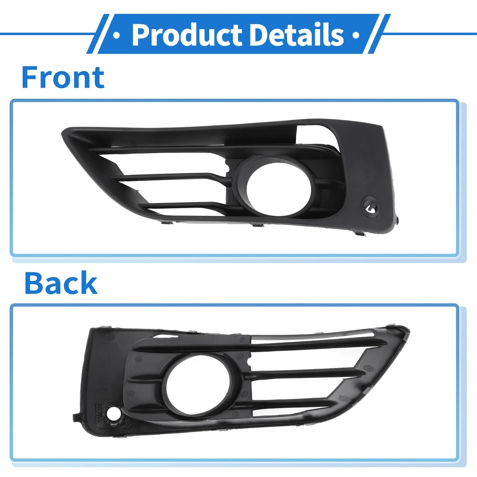 1 Pc Fog Light Grill for BMW 2 Series (2013–2018) No. 51117407697