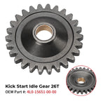 Set of 2 Kick Idle Gears for Yamaha Banshee 350 YFZ350 (1987–2006) 4L0-15651-00