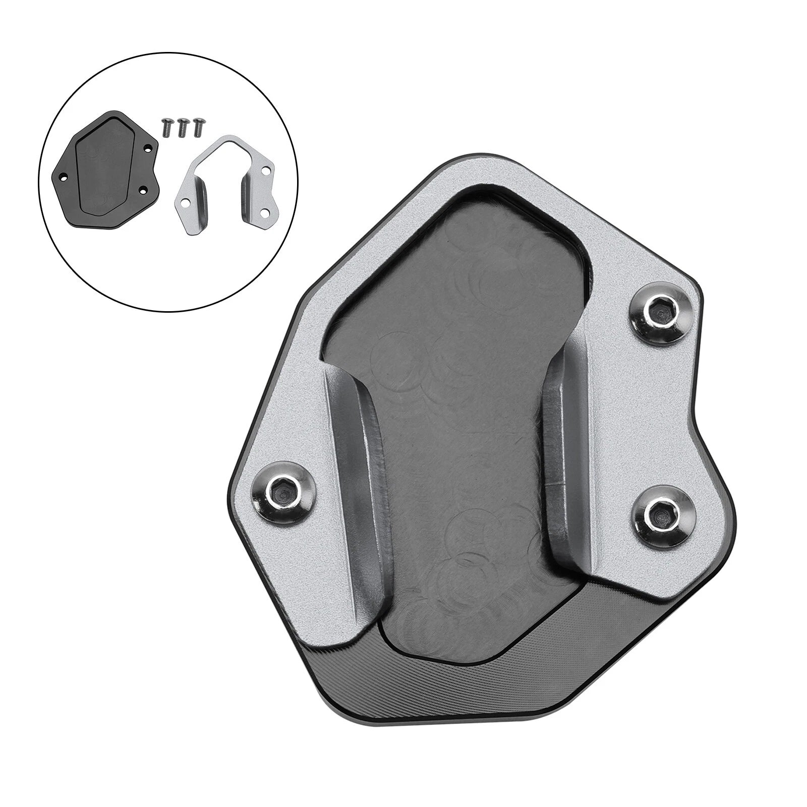 Kickstand Enlarger Plate Pad for Tiger 800/XC/XCA/XR/XRT (2010–2020)