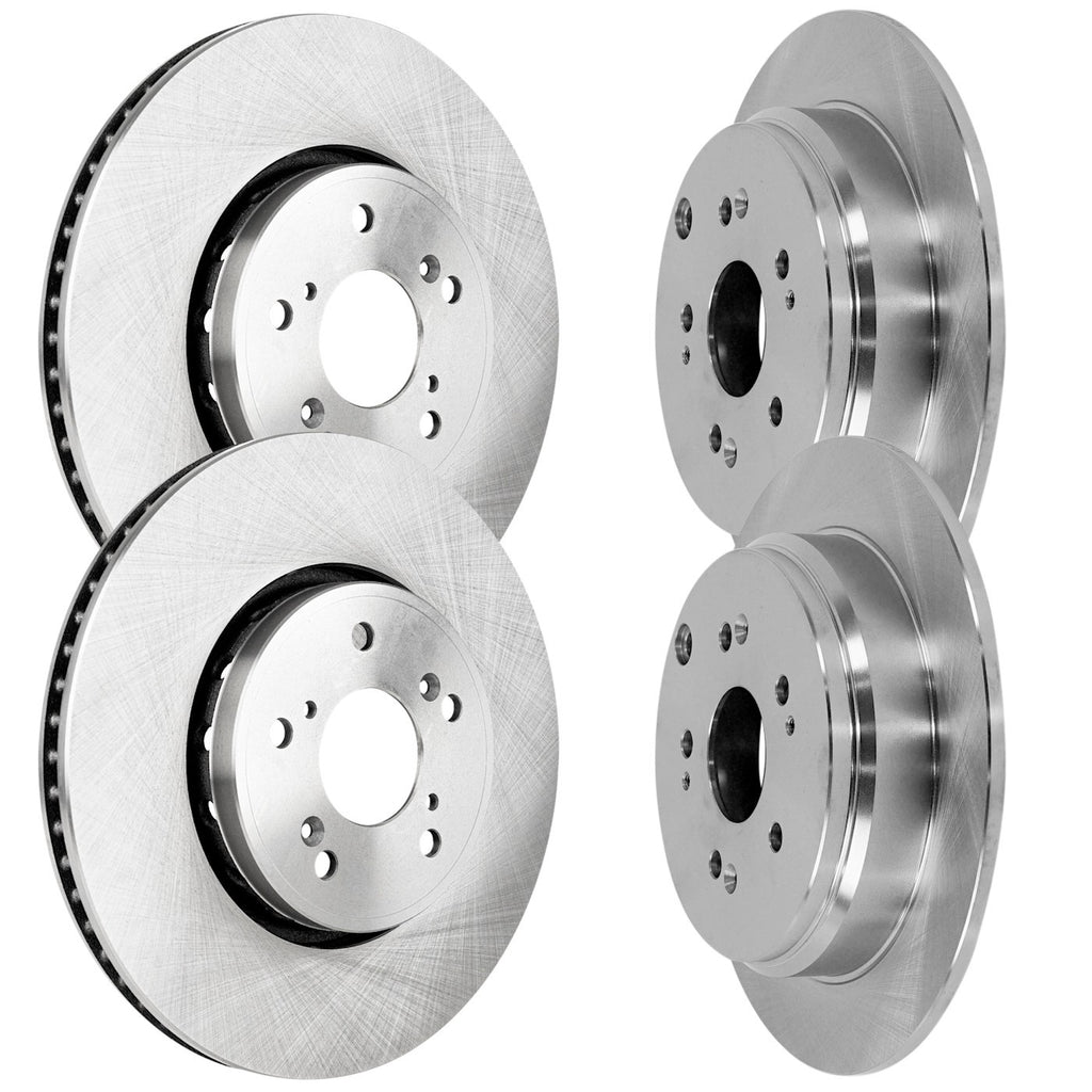 Front and Rear Disc Brake Rotors for Acura RDX (2013–2018)