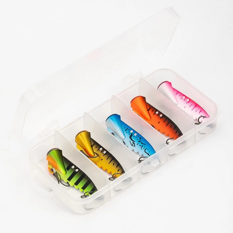 Multi Color Hard Bait Metal Vibration Lure 46cm for Bass Perch (N/A)