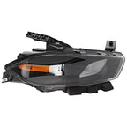Halogen Headlight for Dodge Dart (2013–2016) w/Black Trim, Passenger Side