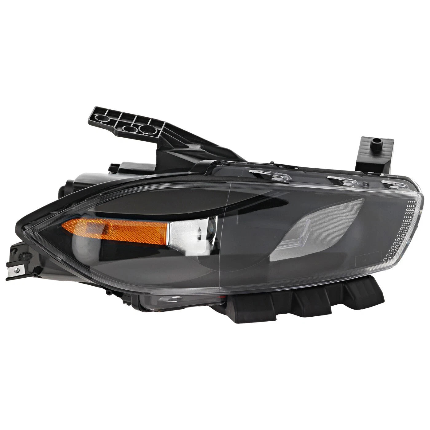 Halogen Headlight for Dodge Dart (2013–2016) w/Black Trim, Passenger Side