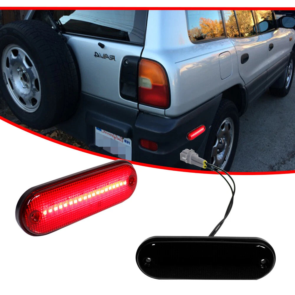 Smoked LED Fender Side Marker Lights for Toyota RAV4 (1996–2000)