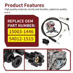 Carburetor for Kawasaki Prairie 400 KVF400 2x4 4x4 (1999–2002) w/ Cable