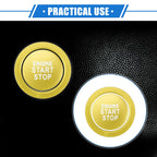 Engine Start Stop Button Cover Kit for Toyota Highlander (2020–2022) Gold Tone