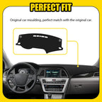 Leather DashMat Cover for Hyundai Sonata (2015–2019)