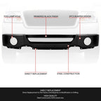 Front Bumper Face Bar for Ford F-150 (2006–2008) - Primered Black, Fog Light Holes