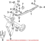 OEM Rear Coil Spring Damper for Dodge Ram 1500 2500 3500