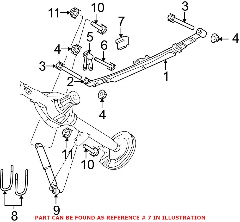 OEM Rear Coil Spring Damper for Dodge Ram 1500 2500 3500