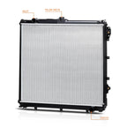Full Aluminum Radiator for Toyota Tundra/Sequoia 2007–2019 4.6L/5.7L V8 DPI-2994