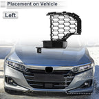 1x Front Left Fog Light Grill for BMW X5 Black (2019-2022)