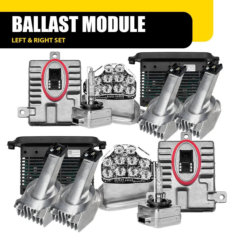 Set of 2 Xenon LED Ballast Bulb Modules for BMW Series 5 528i 535i