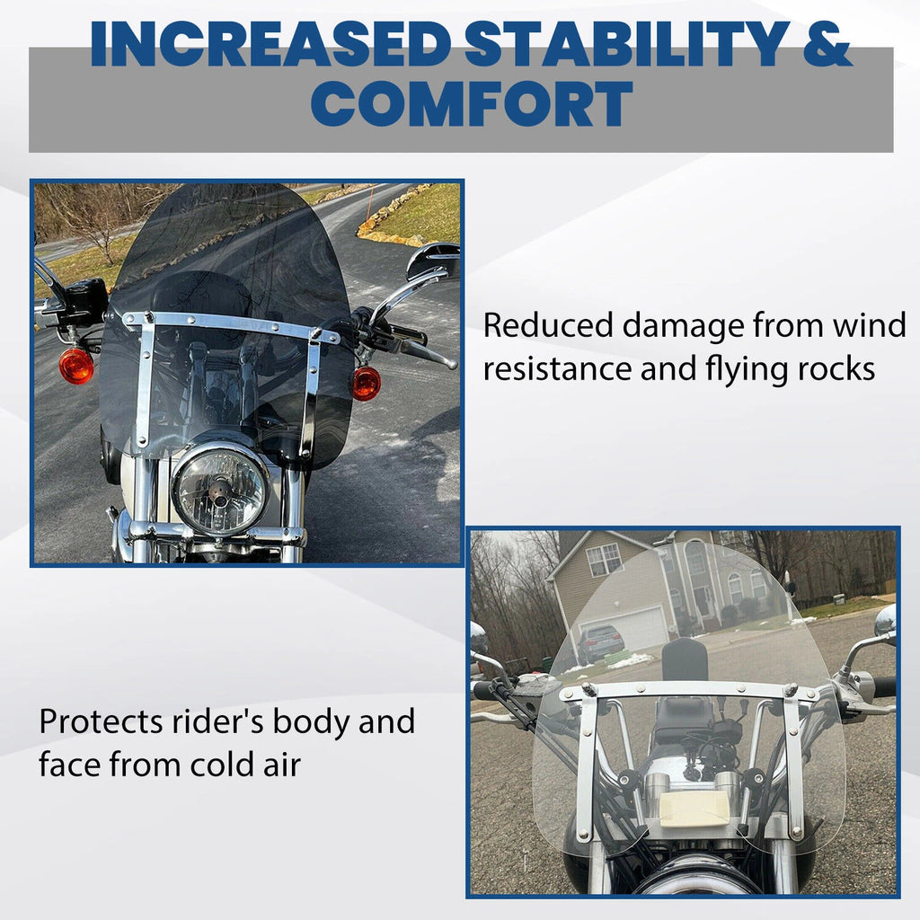 Windshield for Harley Dyna Softail Road King