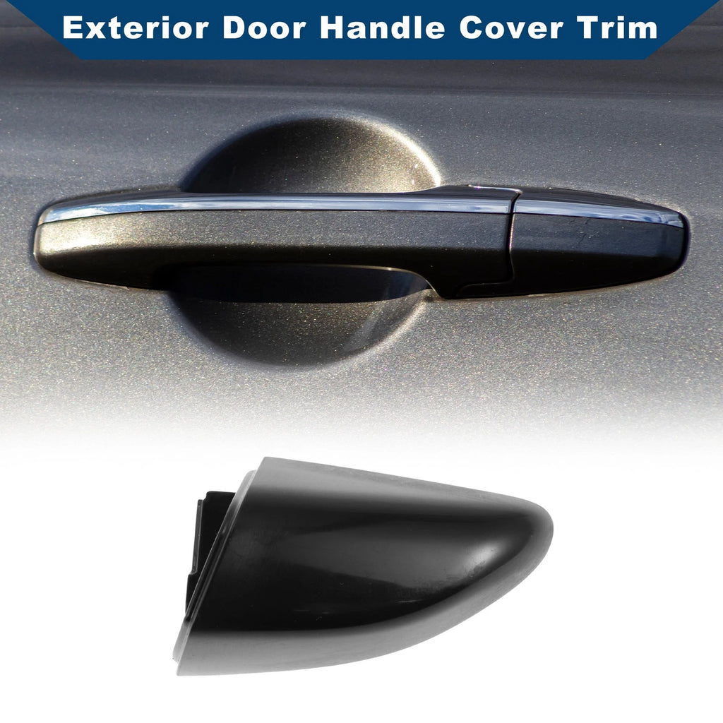 Exterior Door Handle Cover Trim for Hyundai Sonata (2015–2019) Black ABS