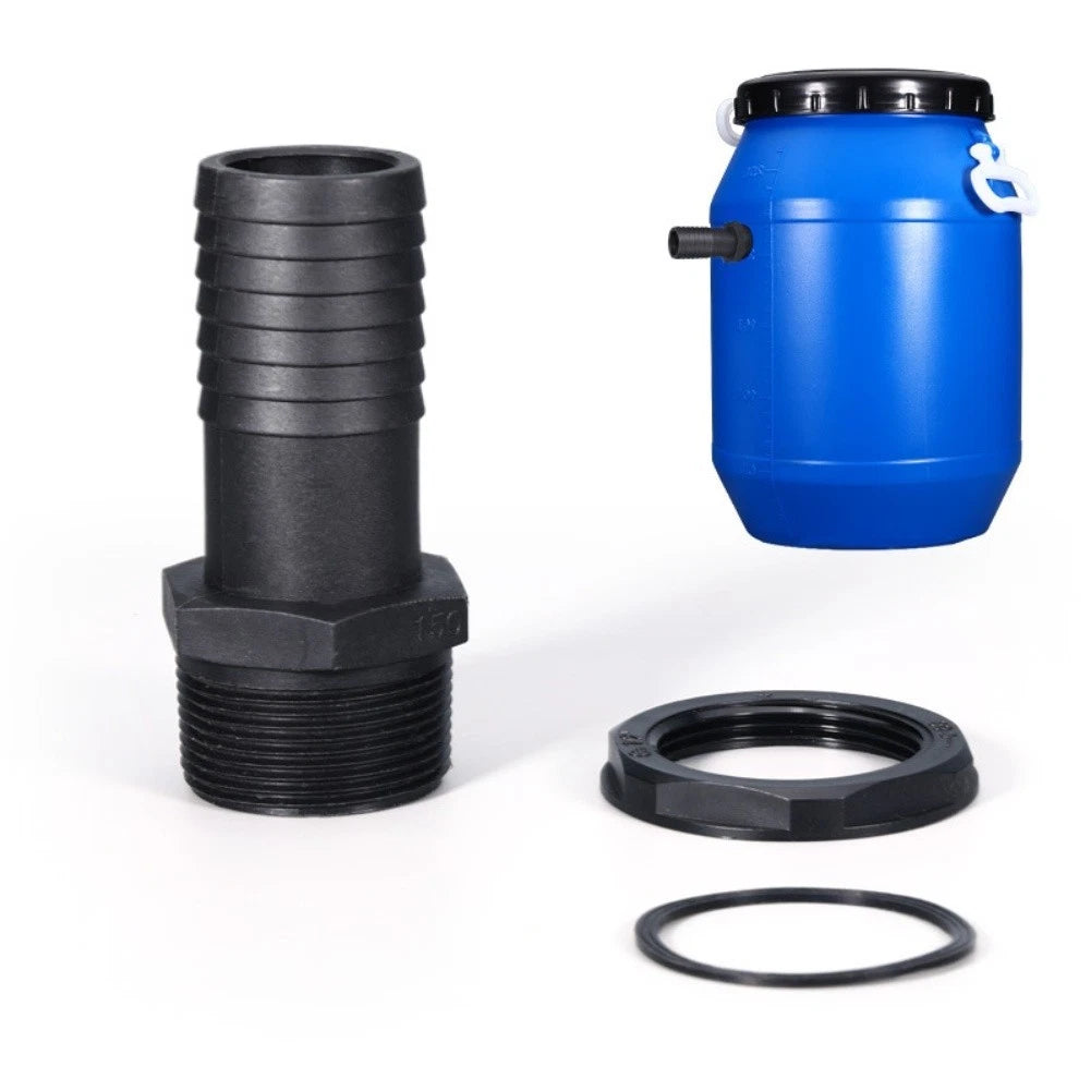 5PCS Hose Barb Fitting NPT Male Connector for Irrigation Systems