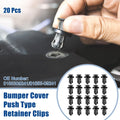 20 Pcs Bumper Cover Push Type Retainer Clips for Nissan 240SX (1989–1998) No. 0155309241