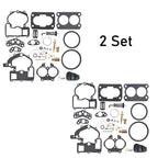 Set of 2 Carburetor Repair Parts for Mercury Mercruiser 3.0L 4.3L 5.0L 5.7L