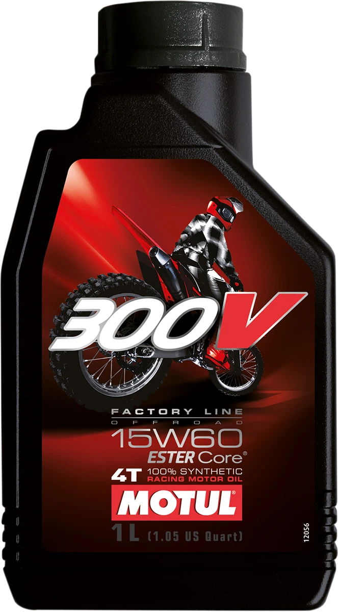 MOTUL 300V Offroad Synthetic Oil 15W-60 for (1L, 104137)
