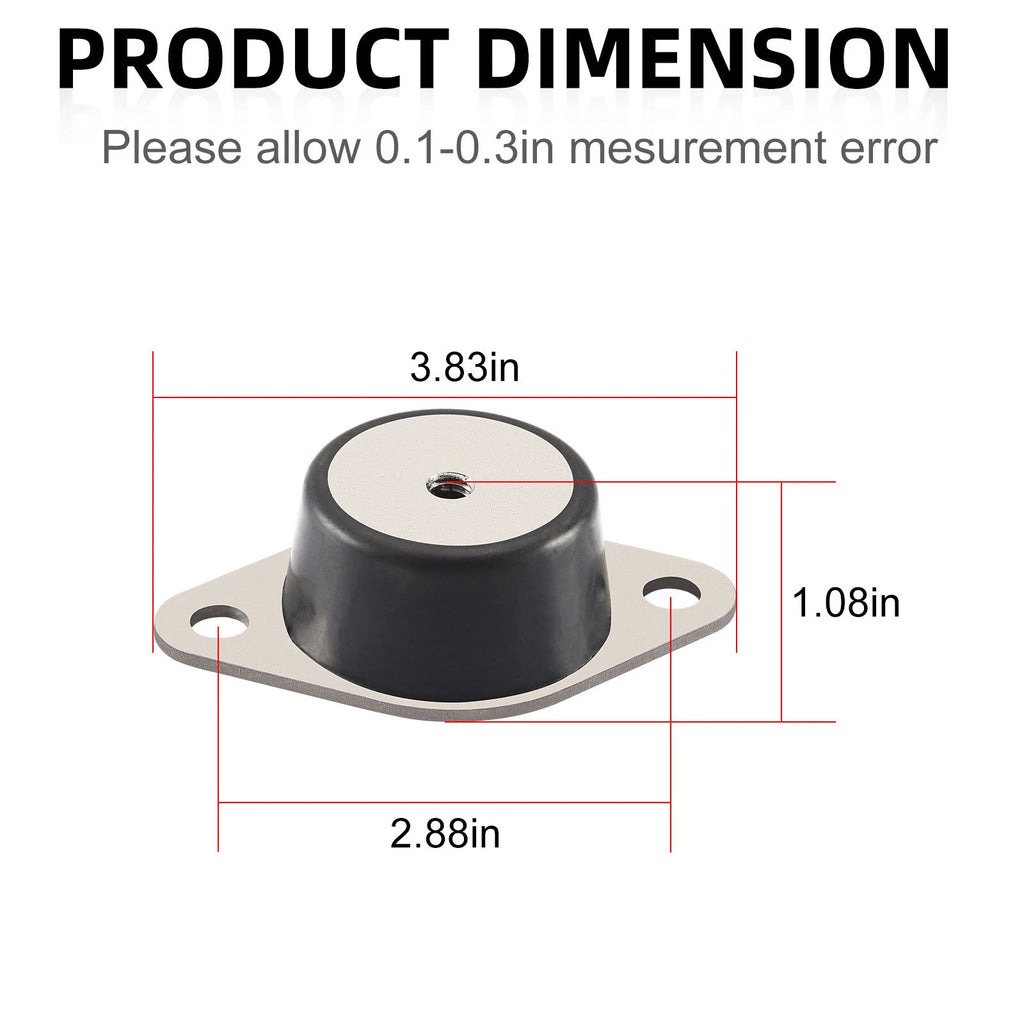 Set of 4 Motor Mounts for Sea-Doo XP SPX GTI SP GS GTX HX SPI (270000217, 270000425)