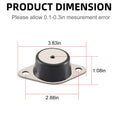 Set of 4 Motor Mounts for Sea-Doo XP SPX GTI SP GS GTX HX SPI (270000217, 270000425)