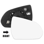 Heated Passenger Side RH Mirror Glass w/ Backing for Hyundai Elantra (2015-2018)