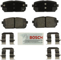 Rear Blue Disc Brake Pads with Hardware Bosch BE1296H for Kia Rondo (2007–2012)