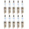 Set of 10 Bosch OE Fine Wire Double Platinum Spark Plugs for Ford