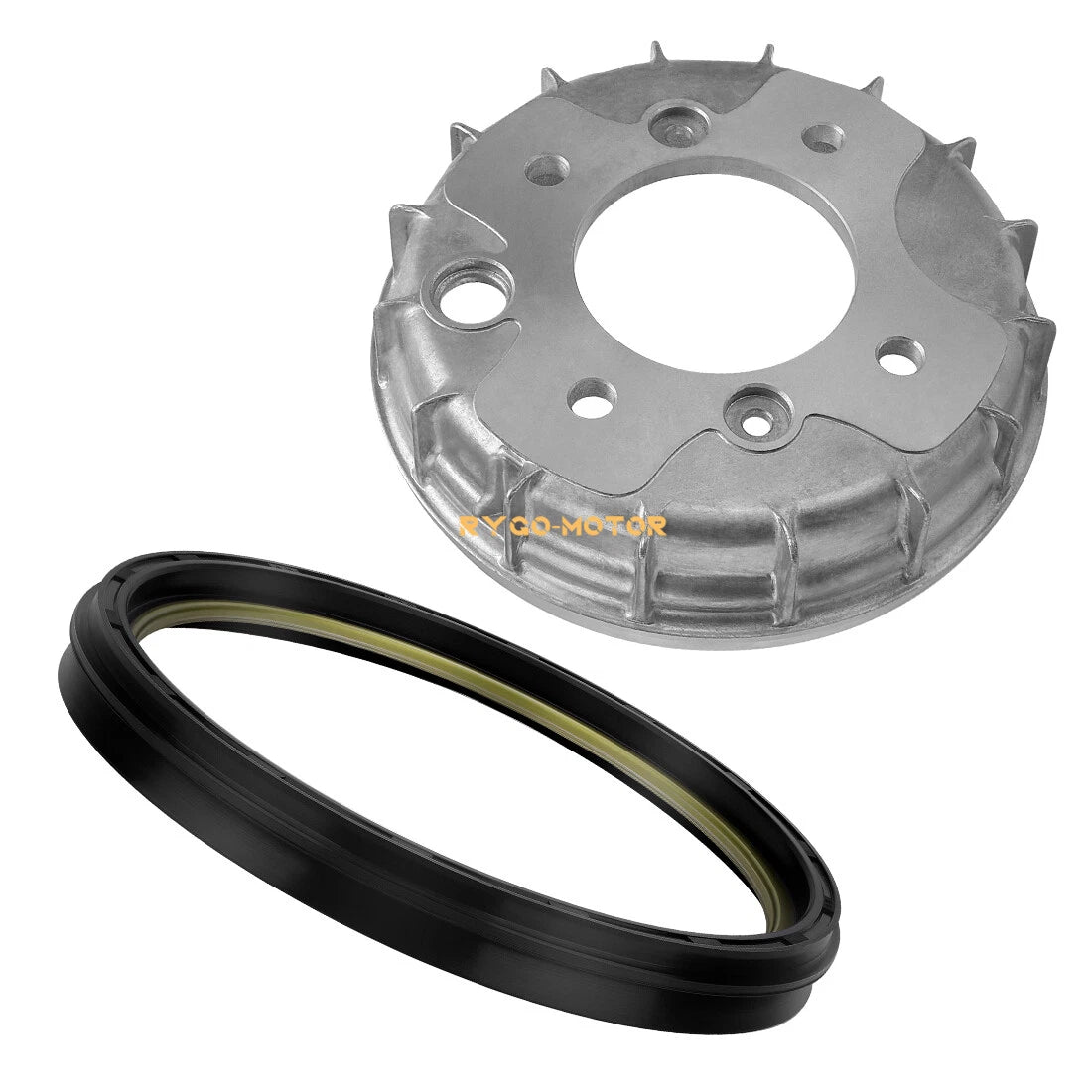 Front Brake Drum Hub Dust Seal Kit for Honda TRX400FW 4x4 (1995–2001)