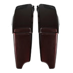 Saddlebag Speaker Lid for Harley Road Glide (2014-2023) - Midnight Crimson/Black