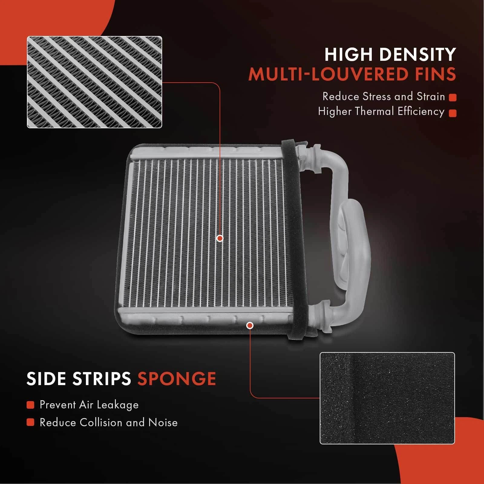 Rear HVAC Heater Core for Honda Pilot (2009–2015) Acura MDX (2007–2013)