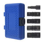 5PC Impact Flip Socket Set for 17mm 19mm 21mm 22mm 3/4" 13/16" 15/16"
