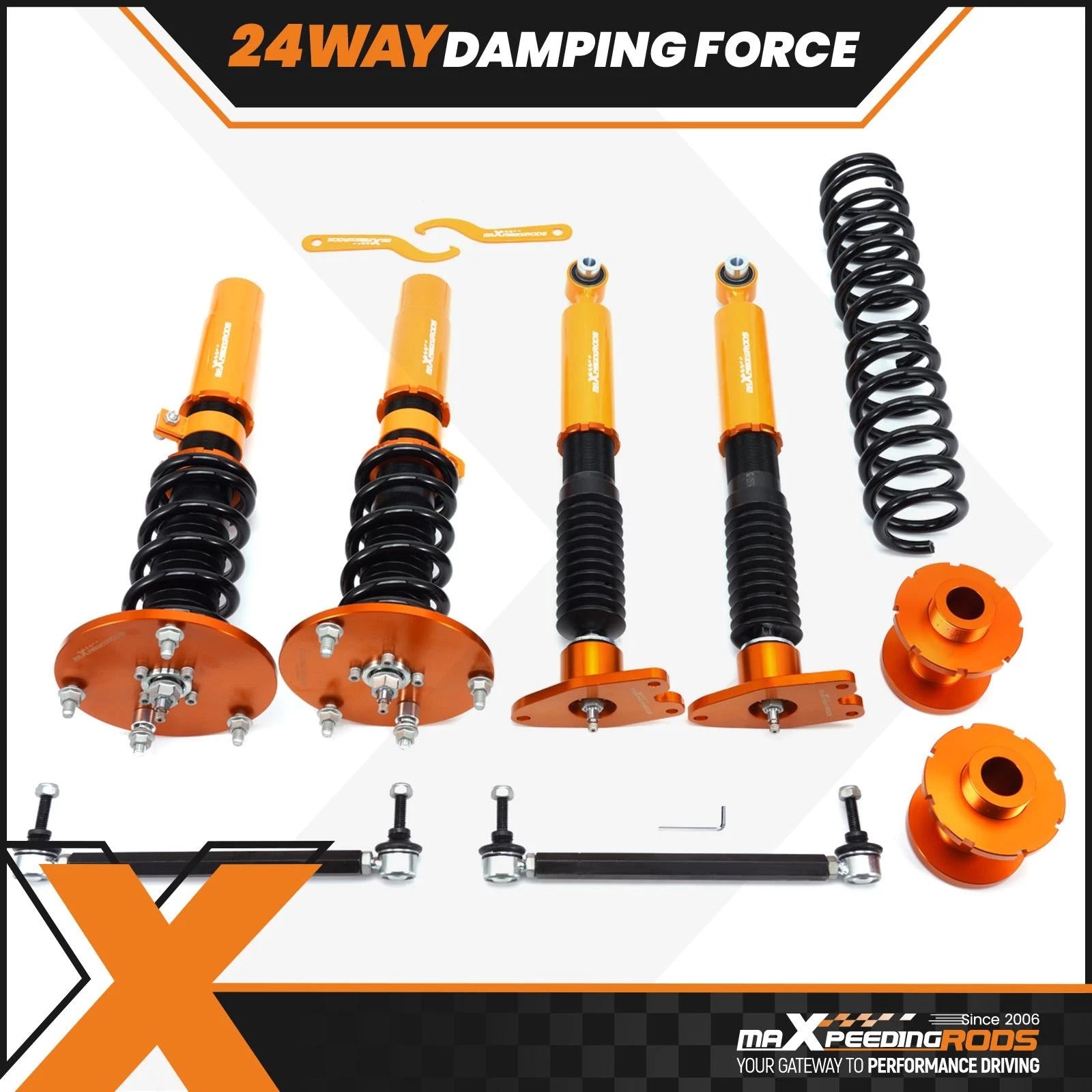 Coilovers 24 Step Damper for BMW 4 Series F32 (2014–2018)