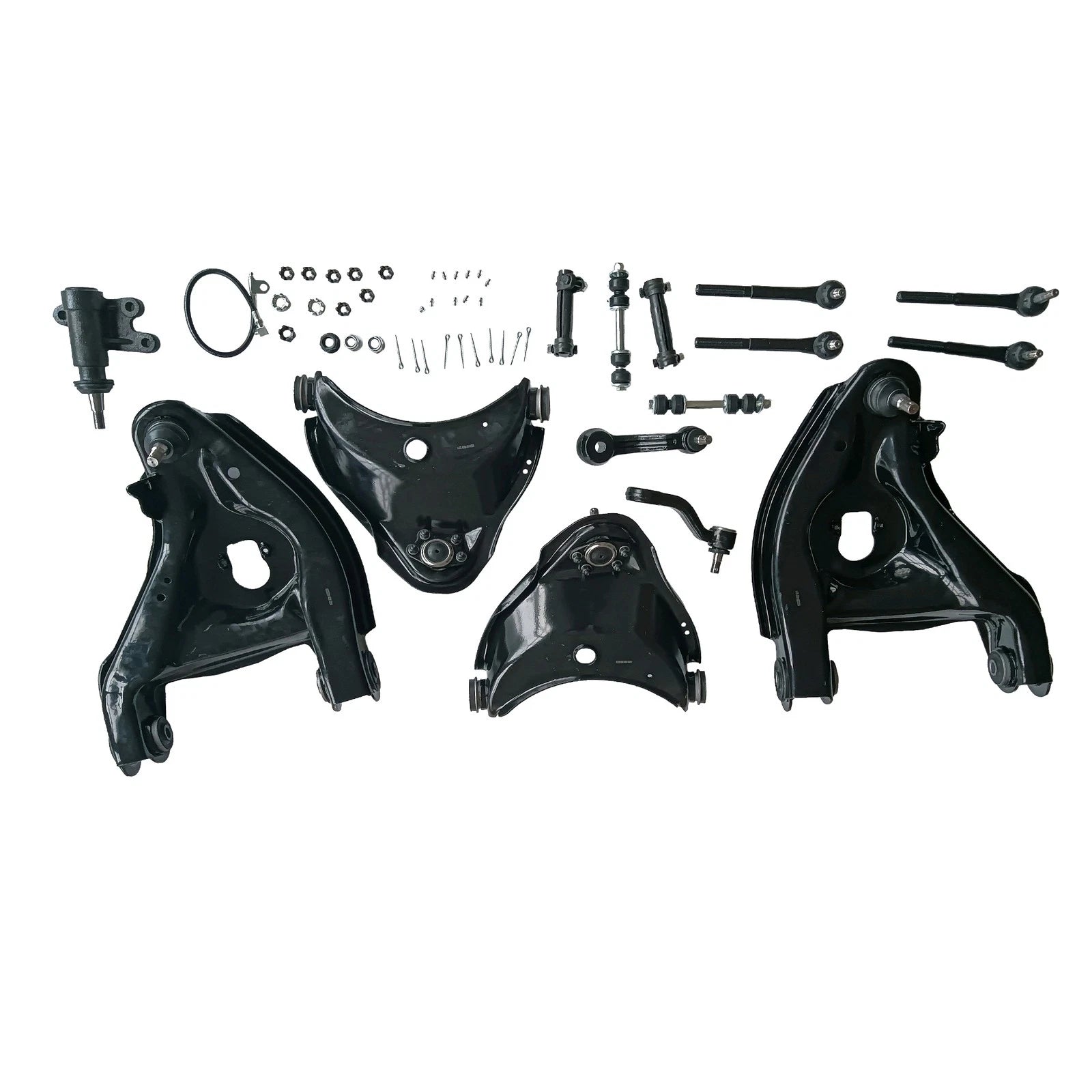 15PCS Front Control Arms Tie Rods Kit for Chevrolet C2500 GMC Yukon (1993-2000)