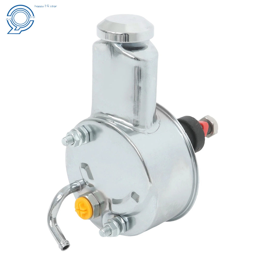 Polished Power Steering Pump for Chevy Small Big Block SBC BBC (1969–1995)