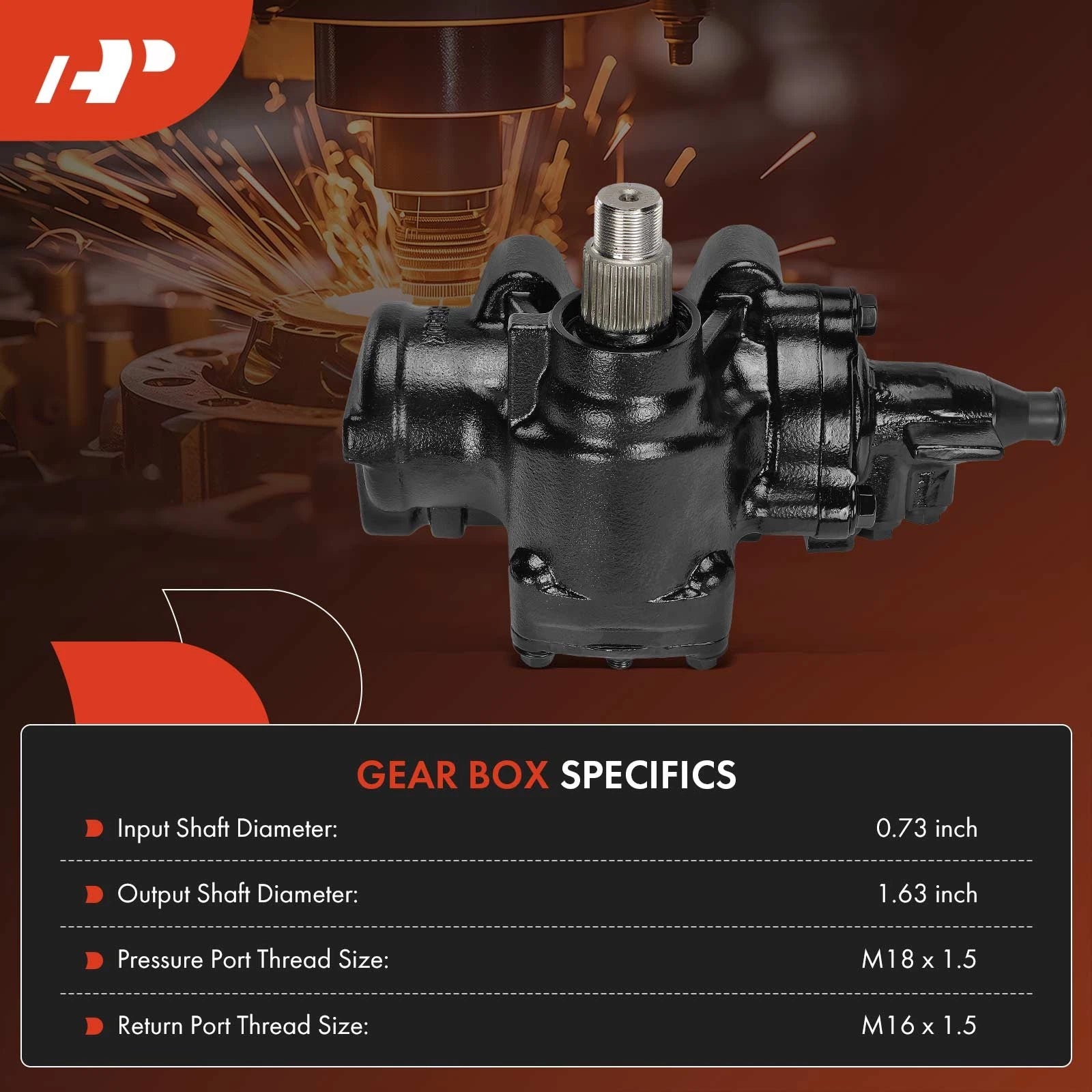 Power Steering Gear Box for Ford F-250 F-350 Super Duty (2011–2016, 2019)