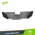 Front Upper Grille for Toyota Sienna (2011–2017) Gloss Black Plastic